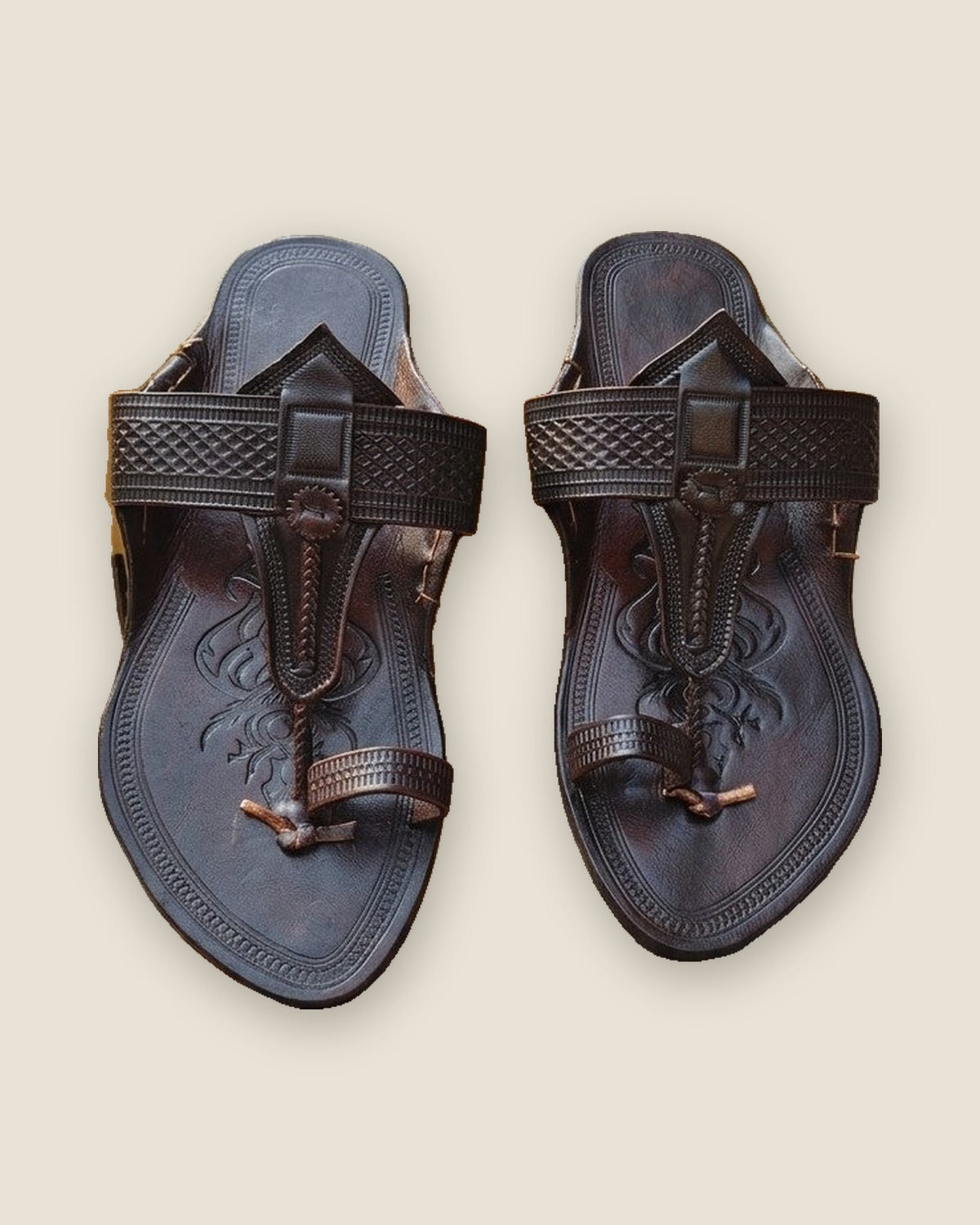 Premium Naral Pan Kolhapuri, pair from above